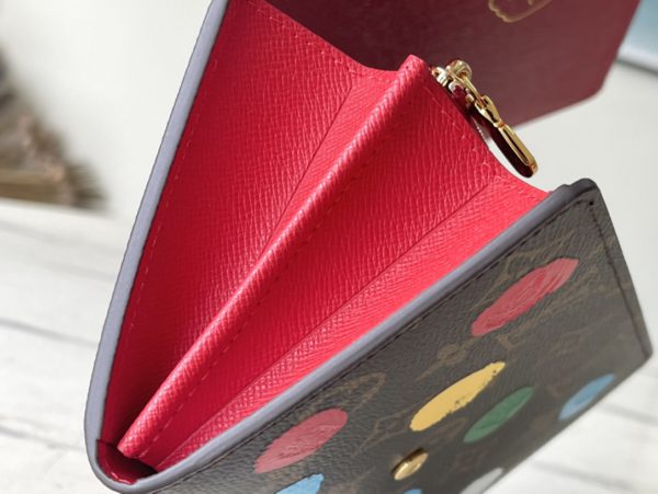 Louis Vuitton Kusama Hand-Painted Wallet - Image 3
