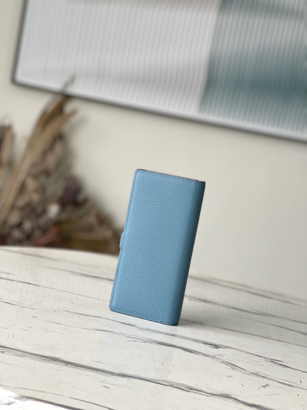Louis Vuitton Vertical Wallet - Blue - Image 3