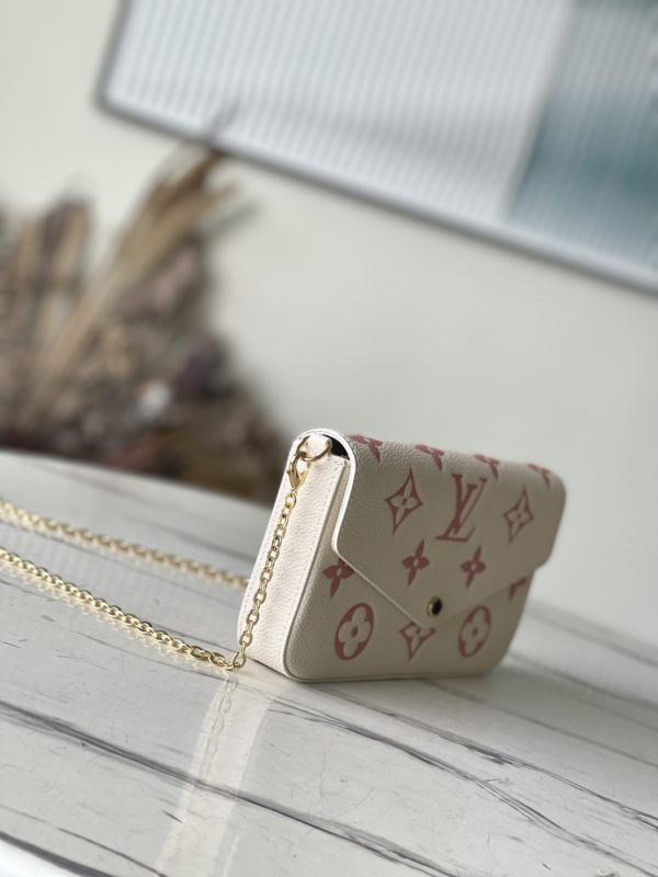 Louis Vuitton Pochette Félicie Chain Bag - White - Image 2