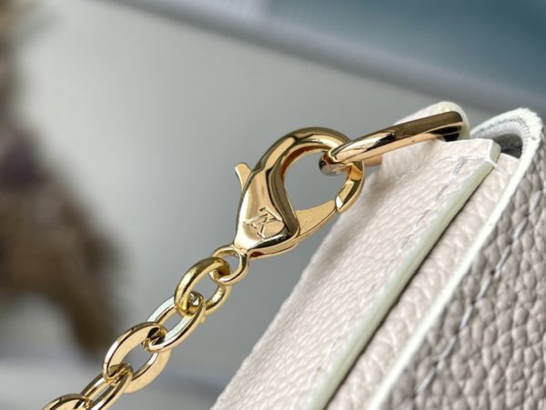 Louis Vuitton Pochette Félicie Chain Bag - White - Image 7