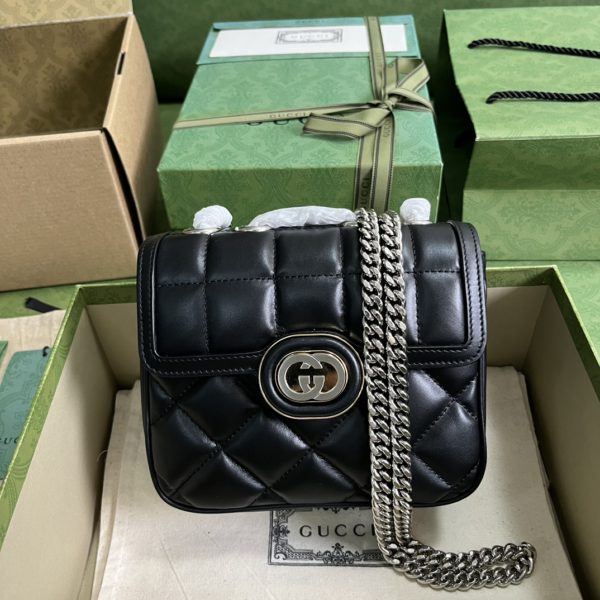 Gucci Black Deco Mini Shoulder Bag