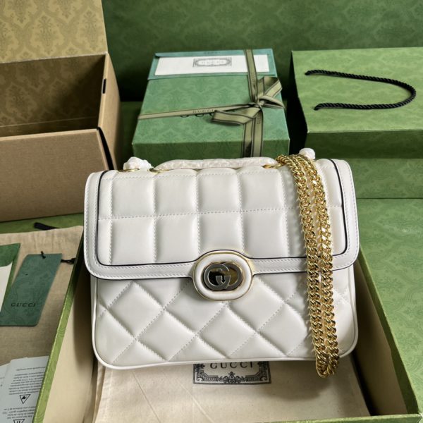 Gucci WhiteDeco Mini Shoulder Bag
