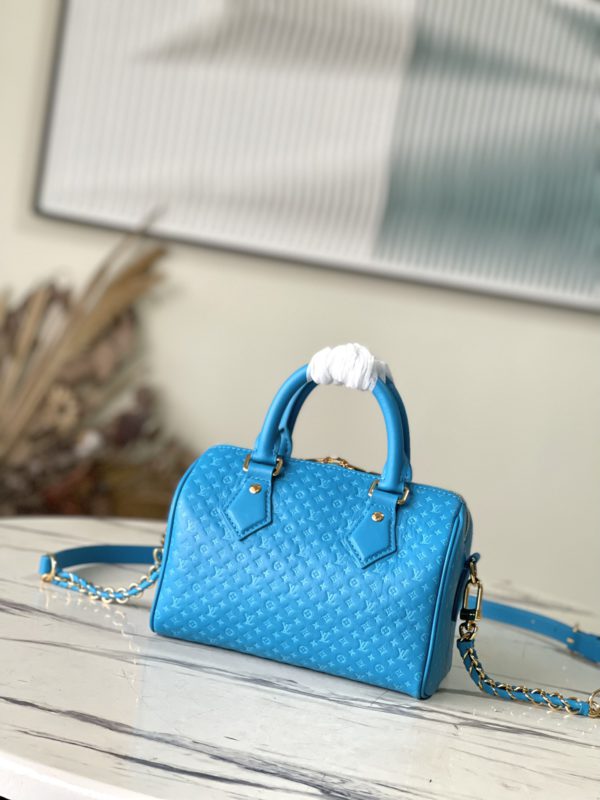 Louis Vuitton Speedy 20 Handbag - Blue - Image 3