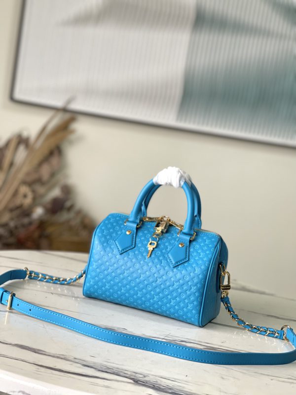 Louis Vuitton Speedy 20 Handbag - Blue