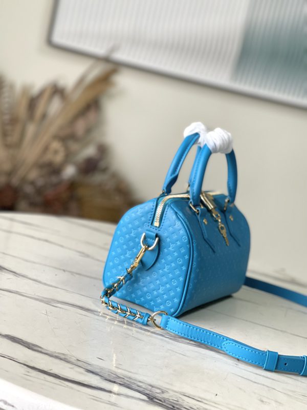 Louis Vuitton Speedy 20 Handbag - Blue - Image 8