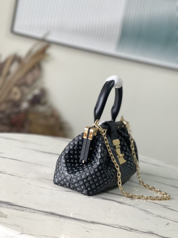 Louis Vuitton Monogram Clutch Bag - Black - Image 6