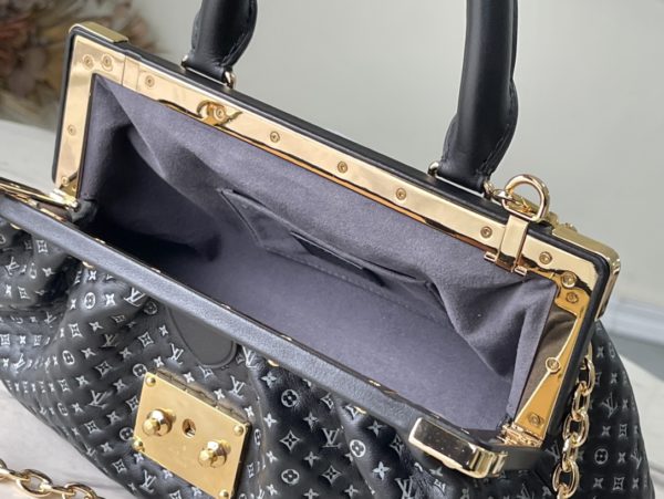 Louis Vuitton Monogram Clutch Bag - Black - Image 9