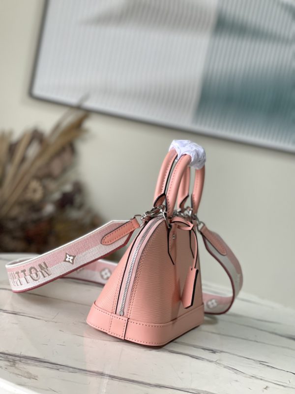 Louis Vuitton Peach Pink Hand Bag - Image 3