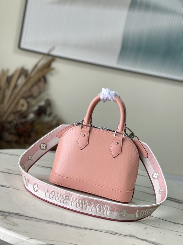 Louis Vuitton Peach Pink Hand Bag - Image 7
