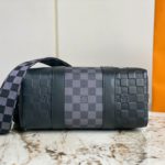 Louis Vuitton CITY KEEPALL Handbag - Black - Image 3