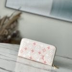Louis Vuitton Zippy Zipper Wallet - Pink Monogram - Image 3