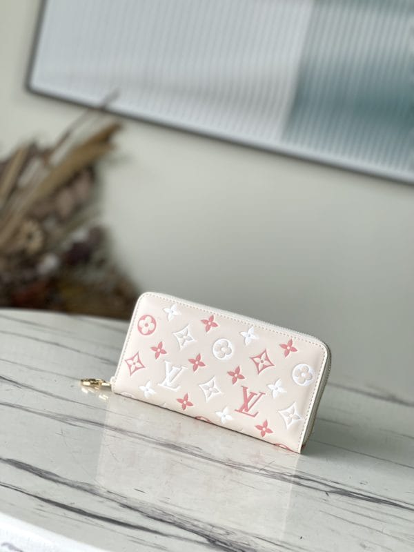 Louis Vuitton Zippy Zipper Wallet - Pink Monogram