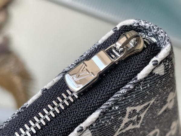 Louis Vuitton Monogram Jacquard Denim Zippy Wallet - Image 3