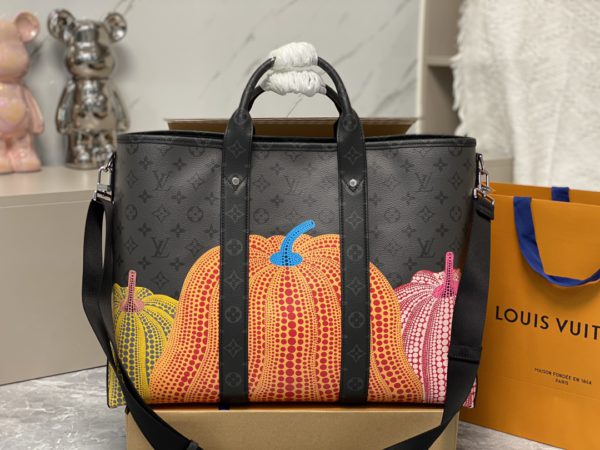 Louis Vuitton LV x YK Weekend Tote Handbag For Men - Image 5