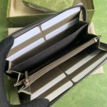 Gucci Leather Zipper Wallet - Grey - Image 2