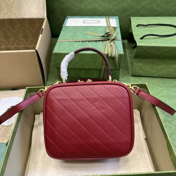 Gucci Red Blondie Top Handle Bag - Image 4