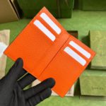 Gucci Leather GG Card Wallet - Orange - Image 2