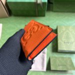 Gucci Leather GG Card Wallet - Orange - Image 3