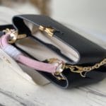 Louis Vuitton Capucines Handbag - Black - Image 4