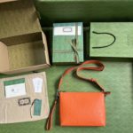 Gucci Super Double G Medium Messenger Bag - Orange - Image 4