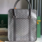 Goyard Bourgogne Vertical Briefcase Handbag - Gray