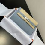 Hermes Kelly Crossbody Bag - Linen Blue