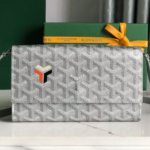 Goyard Varenne Crossbody Wallet - Silver