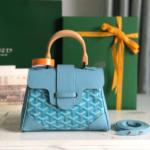 Goyard Saïgon Mini Handbag - Turquoise Blue