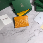 Goyard Short Zipper Clip Wallet - Musturd