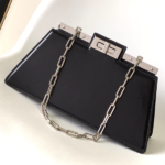 Fendi Peekaboo Cut Medium Bag - Black