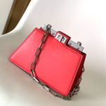 Fendi Peekaboo Cut Small Bag - Peach