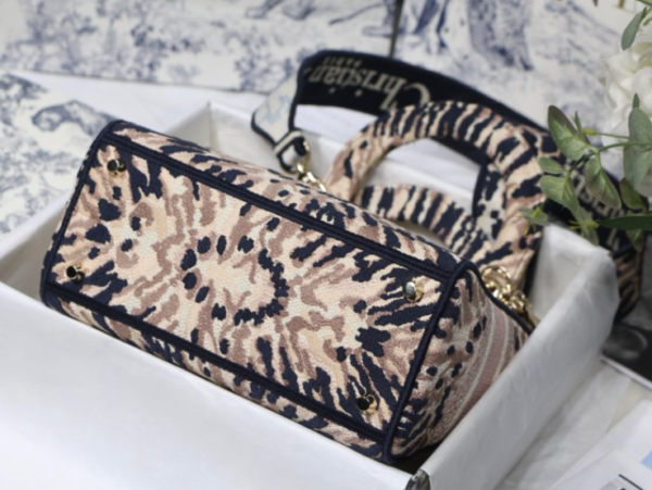 Dior Lady D Embroidery Series - Phantom Pink Light Gold - Image 3