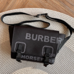Burberry Small Horseferry Print Cross-Body Bag - Black