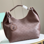 Louis Vuitton Carmel Hobo Tote Handbag – Dark Brown