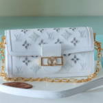 Louis Vuitton Classic Dauphine Handbag - White