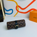 Louis Vuitton Damier Graphite 3 Watch Case - Brown