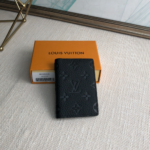 Louis Vuitton Taurillon Pocket Wallet - Black