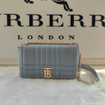 Burberry Lola – Lona Bun Handbag - Gray