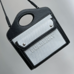 Burberry Horseferry Printing Shoulder Bag - Gray
