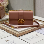 Dior 30 Montaigne East-West Chain Handbag - Pink