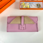 Hermes Jige Elan Sheepskin Lining Bag - Purple