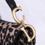 Dior Christian Top Saddle Bag - Black - Image 2