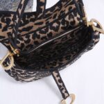 Dior Christian Top Saddle Bag - Black - Image 4