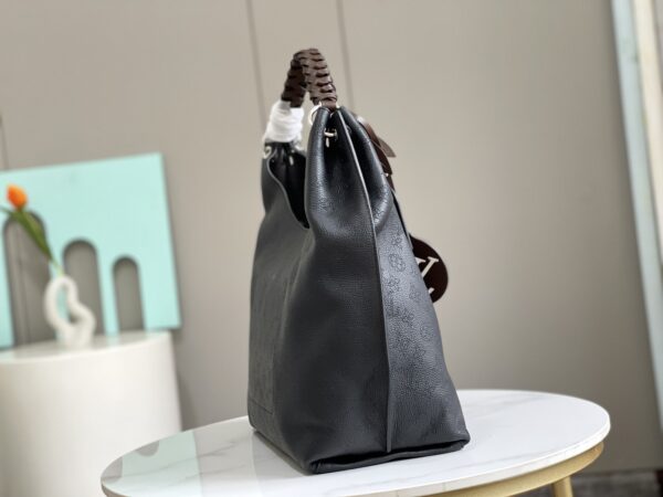 Louis Vuitton Carmel Hobo Tote Handbag – Black - Image 5