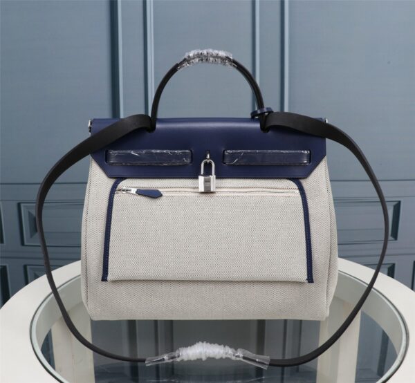 Hermes Inner Blue Bride Cloth Bag – Blue - Image 5