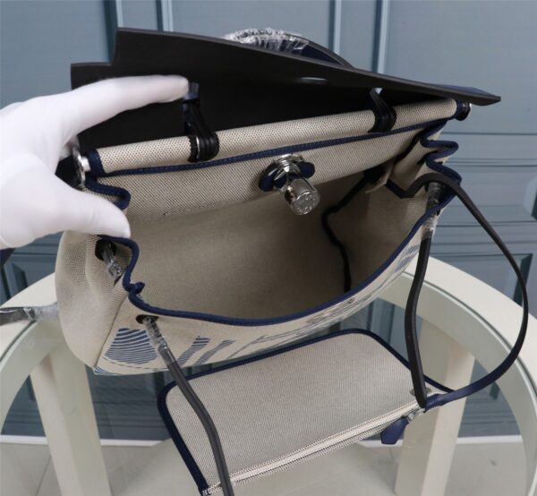 Hermes Inner Blue Bride Cloth Bag – Blue - Image 3