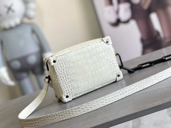 Louis Vuitton Mini Soft Trunk Handbag – White - Image 4