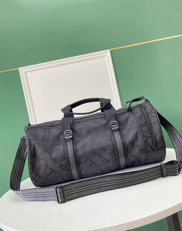 Burberry Cylindrical Barrell Bag – Black - Image 2