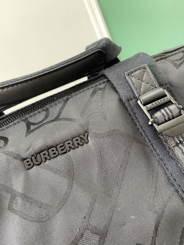 Burberry Cylindrical Barrell Bag – Black - Image 3