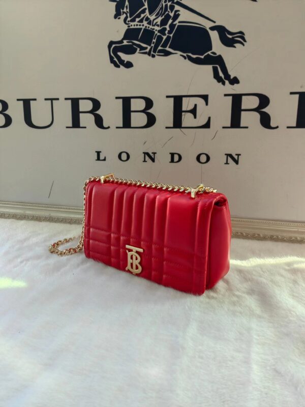 Burberry Lola – Lona Bun Handbag - Red - Image 2